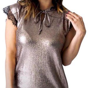 LuLaRoe Elegant Grace Shirt - SILVER